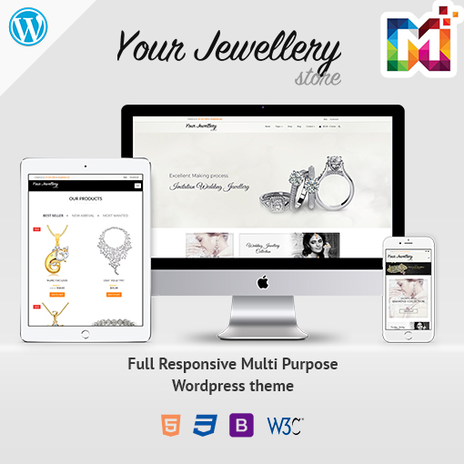 Responsive WordPress Theme WooCommerce Jewellery Store