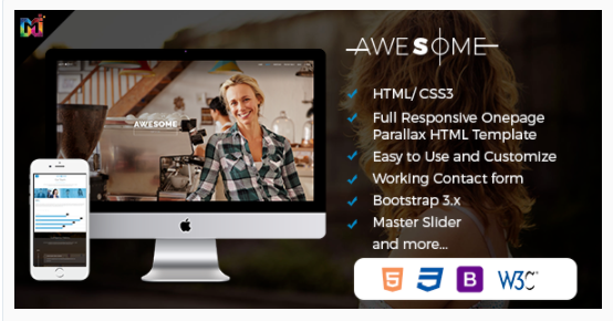 Responsive OnePage HTML Template