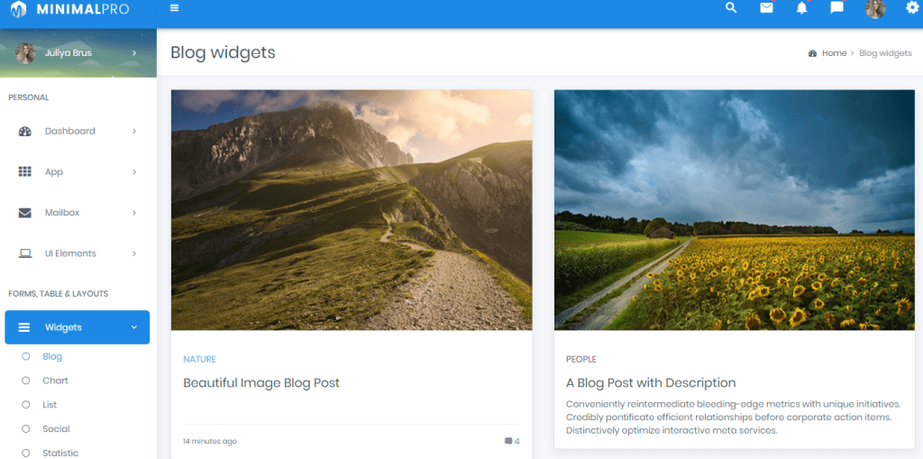 Minimal Pro - Responsive Bootstrap 4 Admin Template