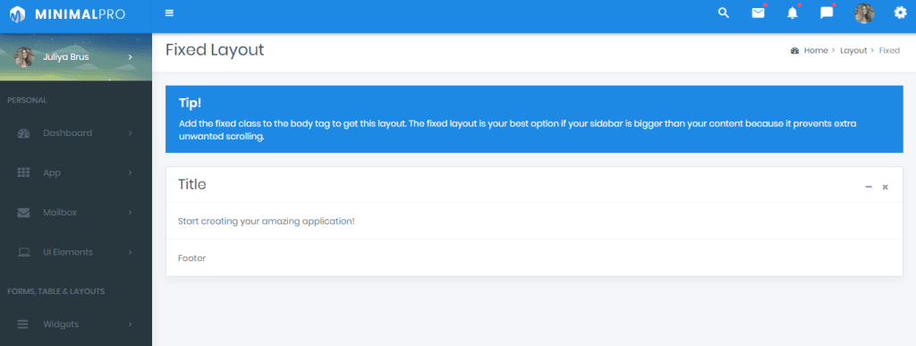 Minimal Pro - Responsive Bootstrap 4 Admin Template