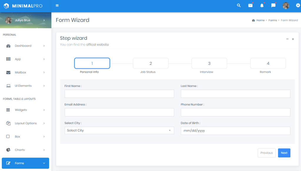 form wizrd - MultiPurpose Themes