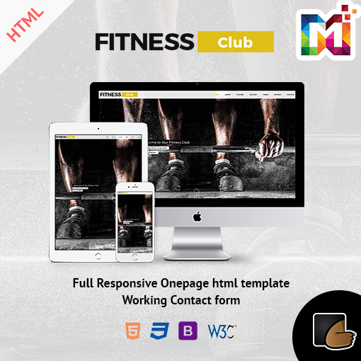 OnePage HTML Template