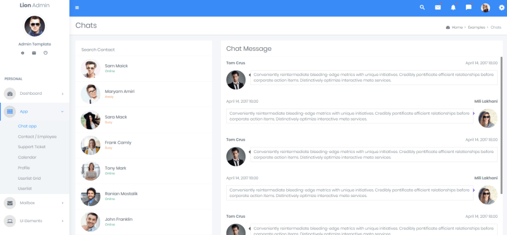 Lion - Multipurpose Responsive Bootstrap 4 Admin Template