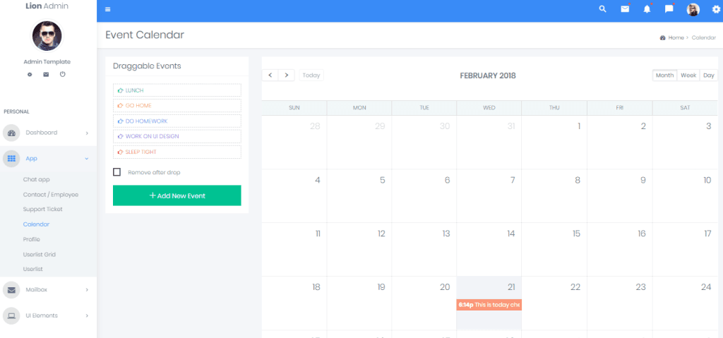 Lion - Multipurpose Responsive Bootstrap 4 Admin Template