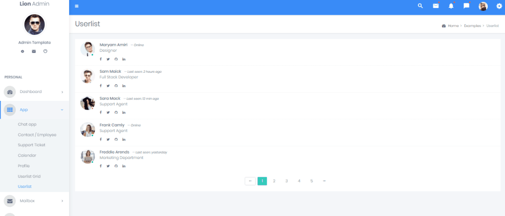 Lion - Multipurpose Responsive Bootstrap 4 Admin Template