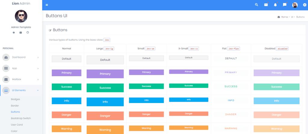 Lion - Multipurpose Responsive Bootstrap 4 Admin Template