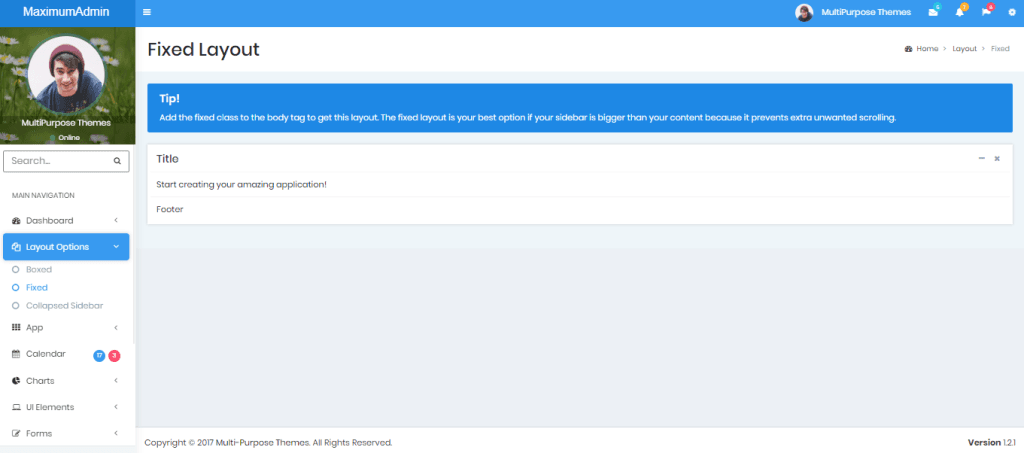 Maximum - Responsive Bootstrap 4 Admin Template