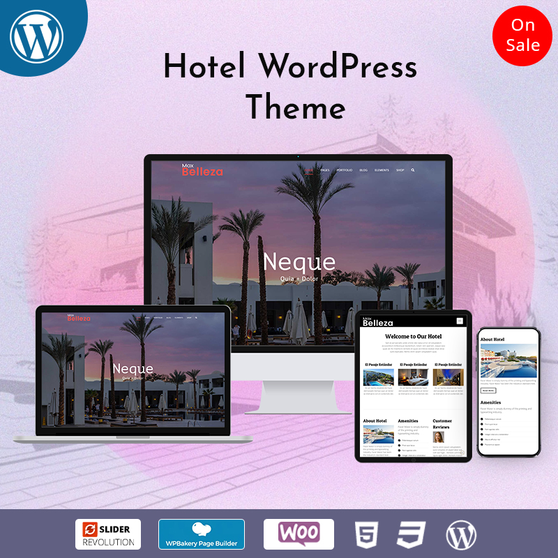 Hotel – Responsive WordPress Themes For MultiPurpose