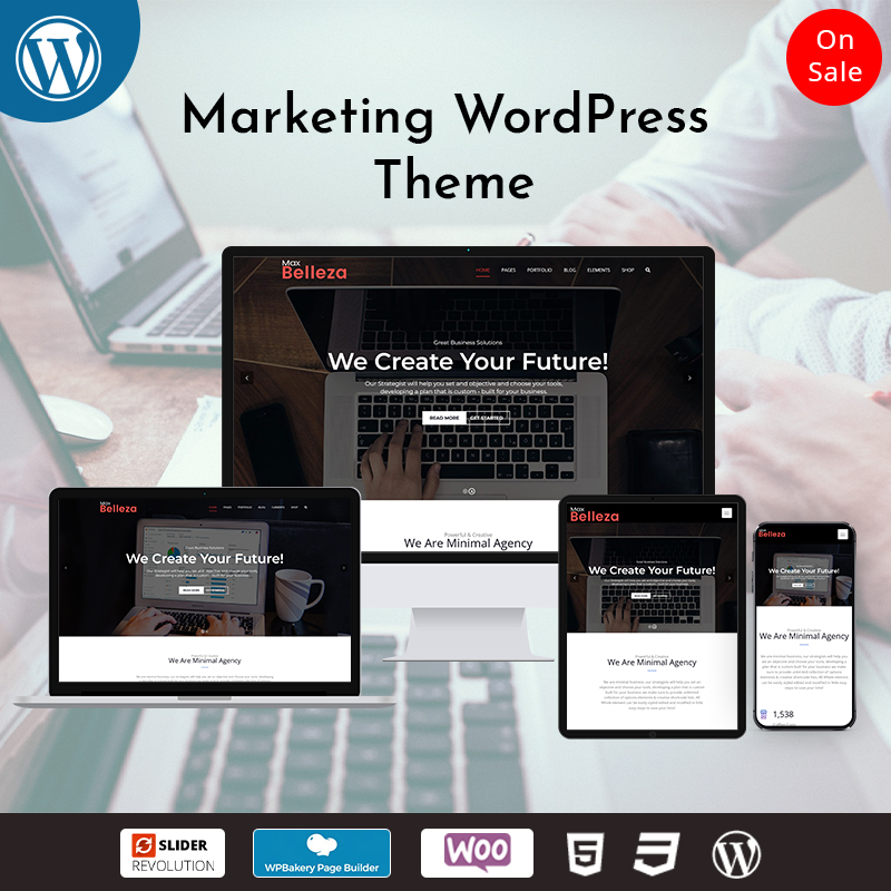Responsive WordPress Themes For Marketing