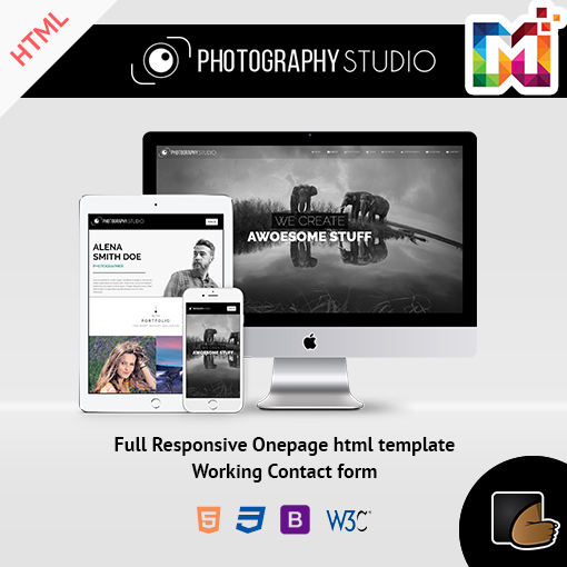Photography  – One Page Responsive HTML Template
