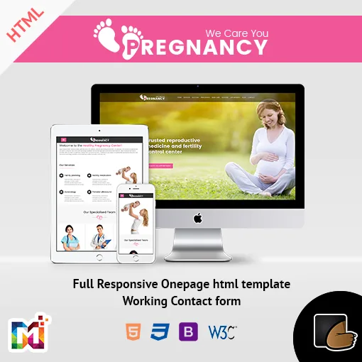 Pregnancy Medical – Health Medical Gynecologist Responsive HTML Template