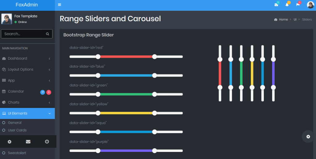 Fox - Multipurpose Bootstrap 4 Admin Dashboard Template + UI Kit