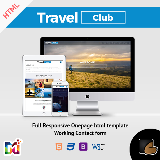 Travel – Premium Responsive HTML Template
