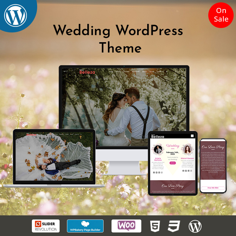 Wedding WordPress Themes For MultiPurpose