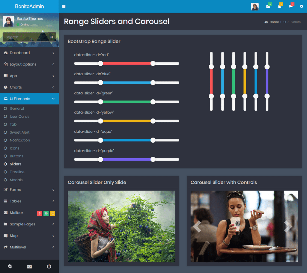 Bonito - Responsive Bootstrap 4 Admin Template Dashboard