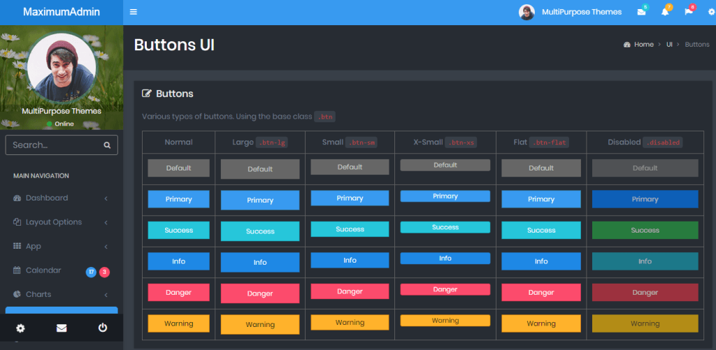 Maximum - Responsive Bootstrap 4 Admin Dashboard Template