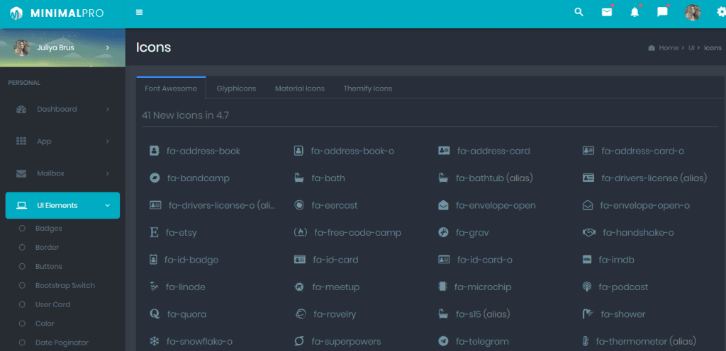 Minimal Pro - Responsive Bootstrap 4 Admin Template