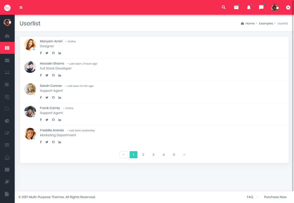 Minimal Lite Mini Sidebar - Responsive Bootstrap Admin Templates