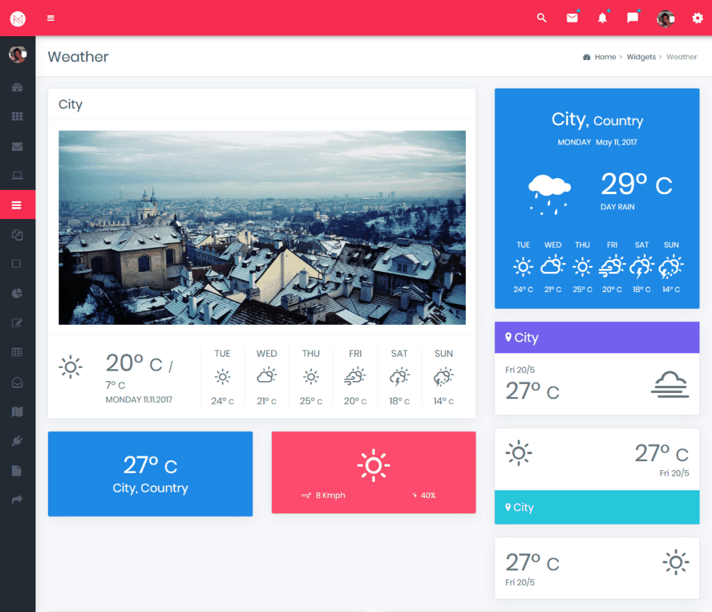 Minimal Lite Mini Sidebar - Responsive Bootstrap Admin Templates