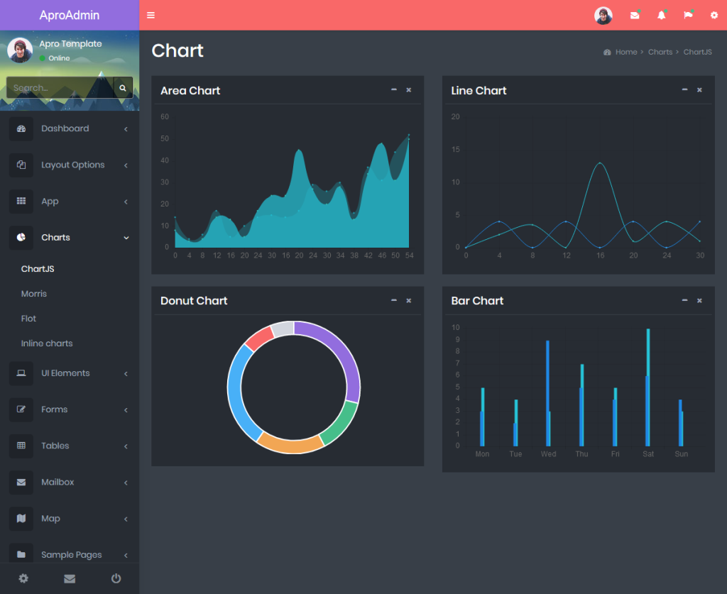 A Pro - Multipurpose Responsive Bootstrap Admin Template