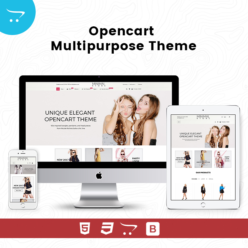 Minimal Store 3 – Opencart Multipurpose Theme