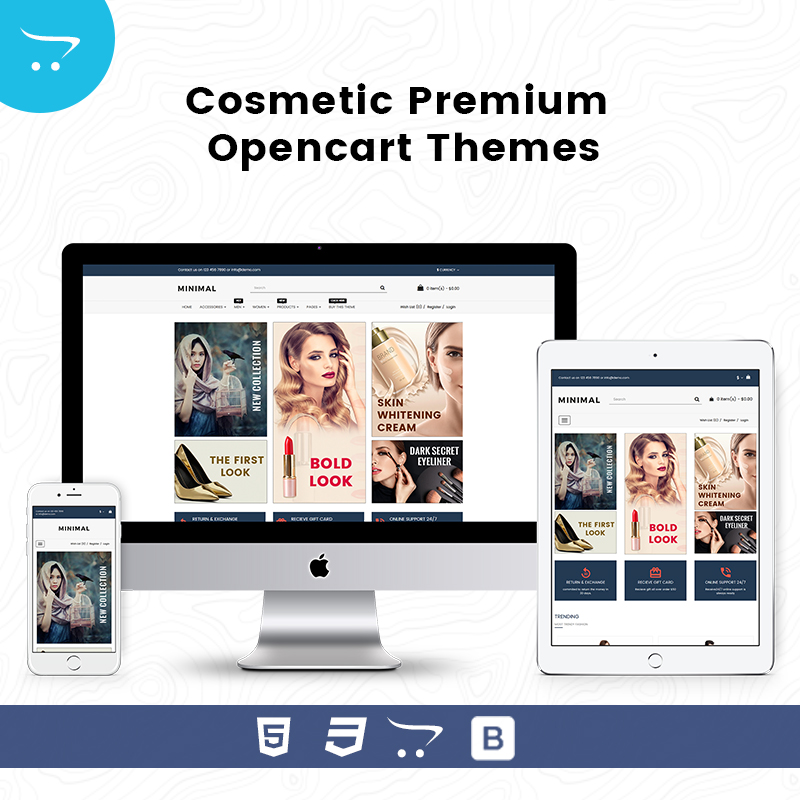 Minimal Store 7 – Cosmetic Premium OpenCart Themes