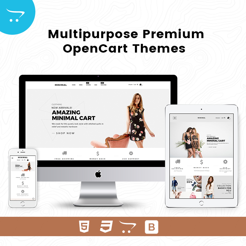 Minimal Cart 3 – Multipurpose Premium OpenCart Themes
