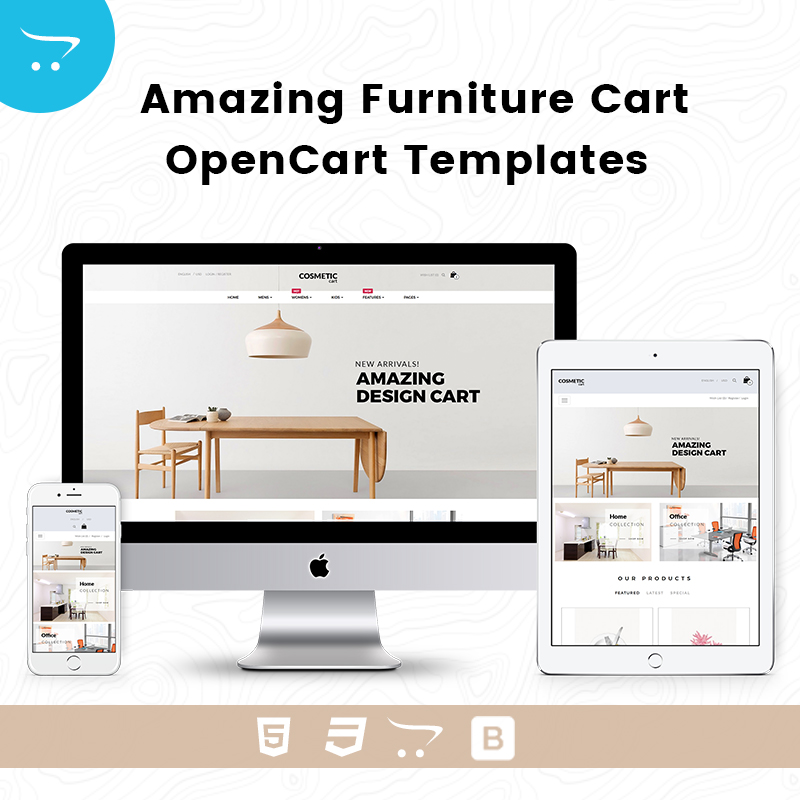 Amazing Furniture Cart – OpenCart Templates