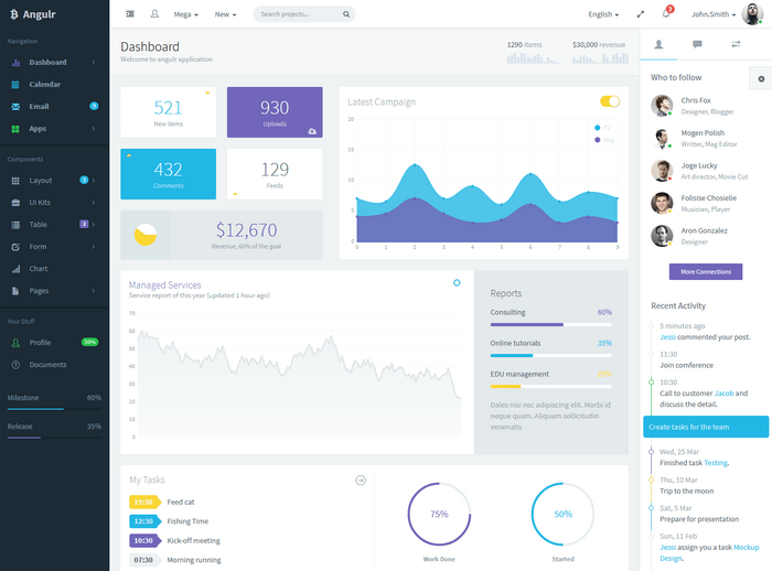 Bootstrap Admin Template