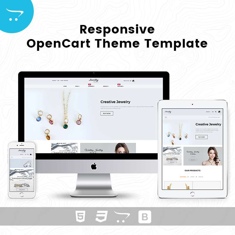 Jewelry Store 1 – Responsive OpenCart Theme Template
