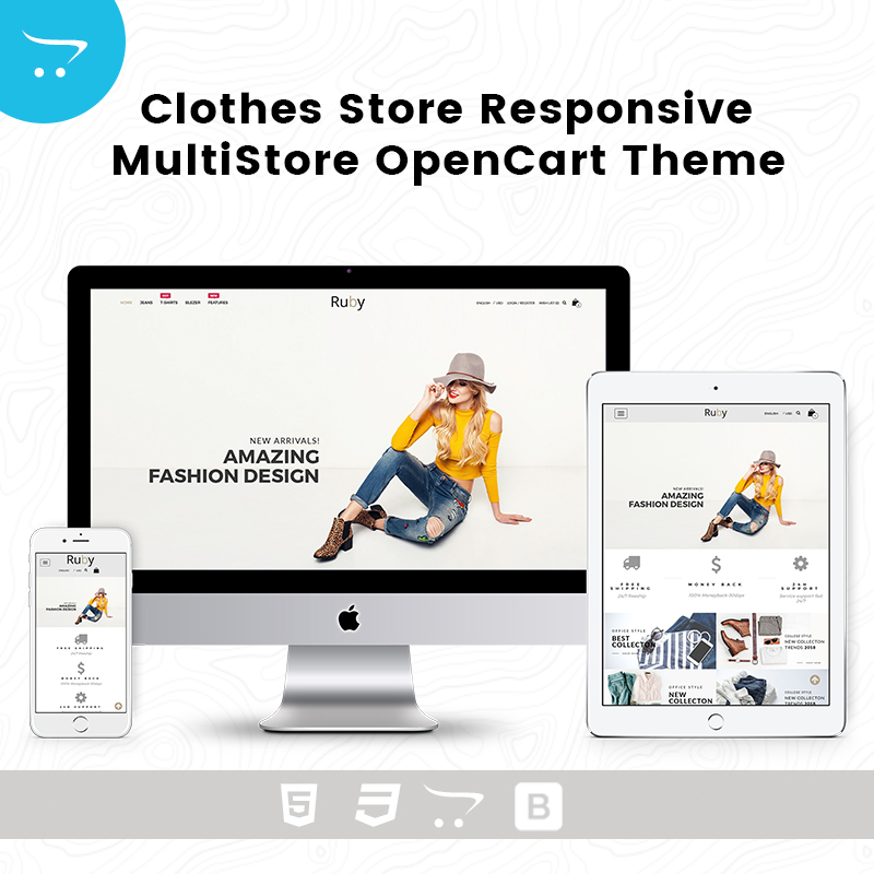 Responsive MultiStore OpenCart Theme