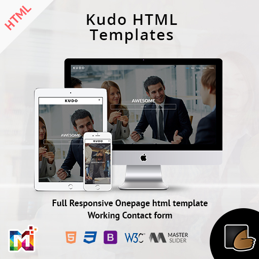 Kudo – Responsive Onepage HTML Template