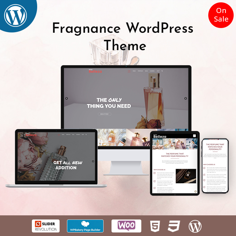 Fragrance WordPress Themes For MultiPurpose