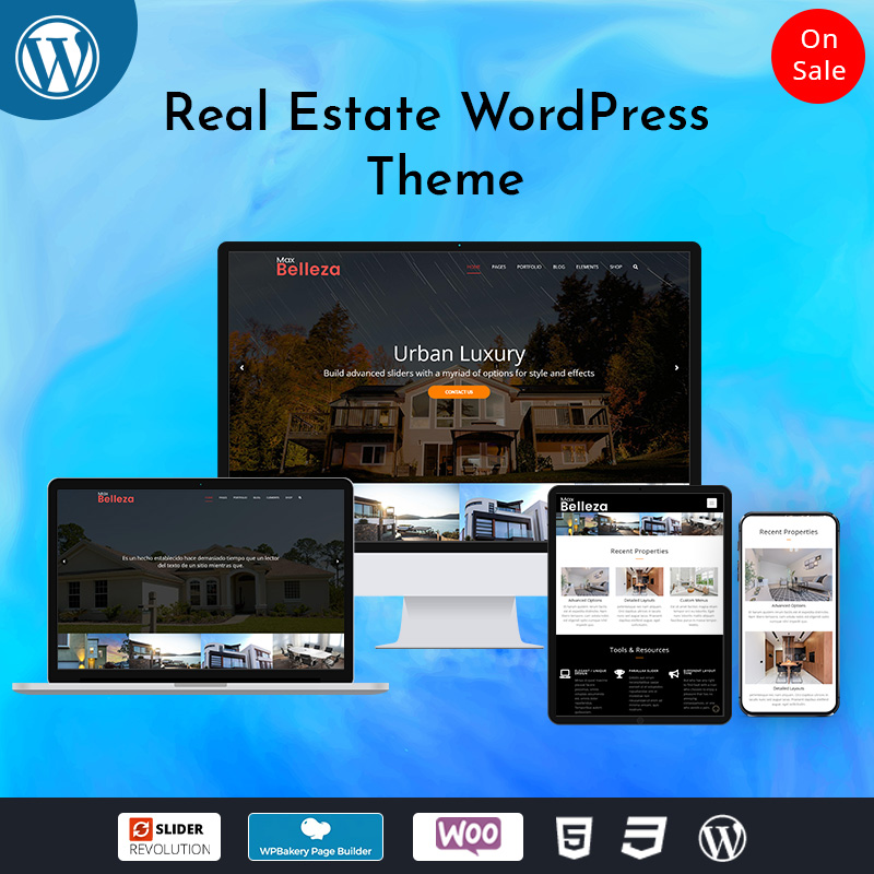 Real Estate Responsive WordPress Themes