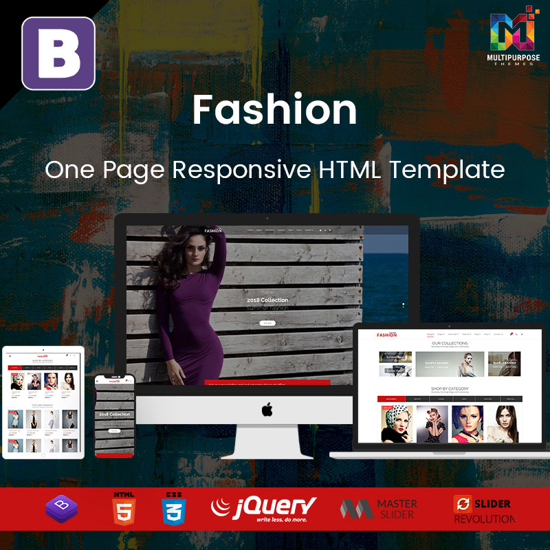 Fashion- One Page Responsive HTML Template