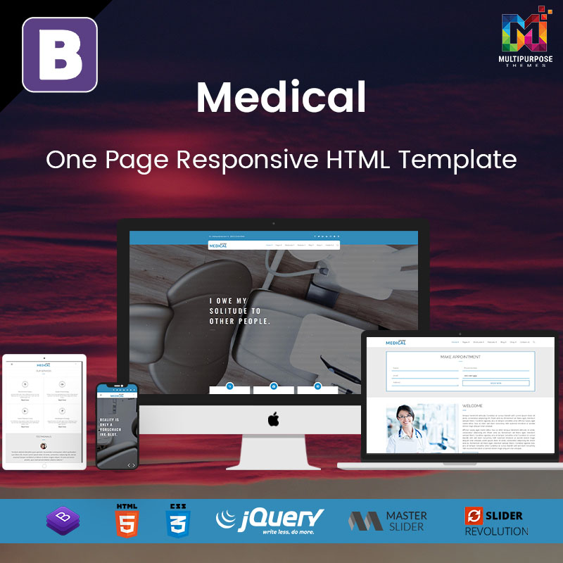 Medical – One Page Responsive HTML Template