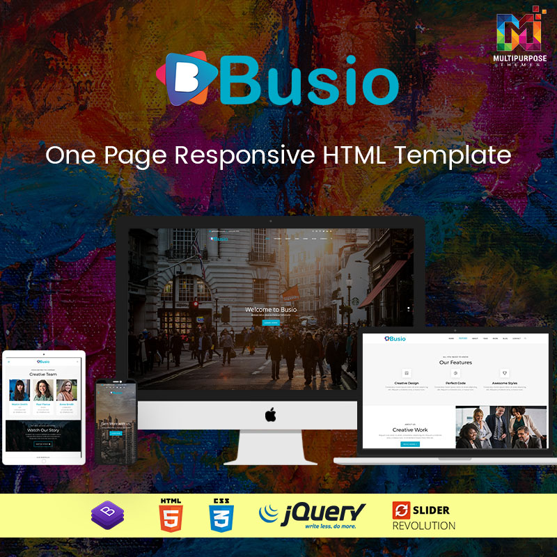 Busio – Multipurpose Bootstrap 4 And 5 HTML Templates