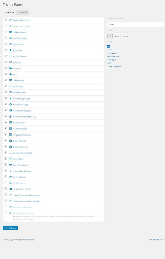 Theme-Panel wp - MultiPurpose Themes