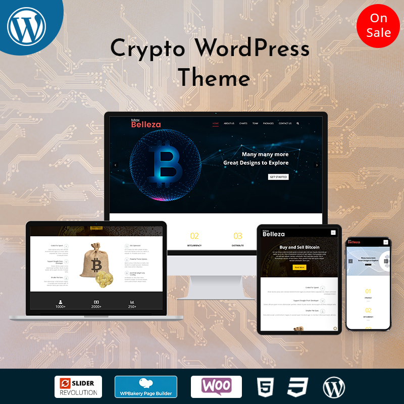 Crypto Bitcoin- Premium Responsive WordPress Themes