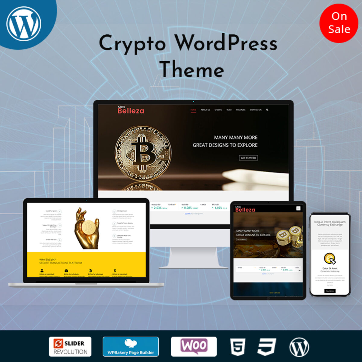 Crypto - Premium Responsive WordPress Themes