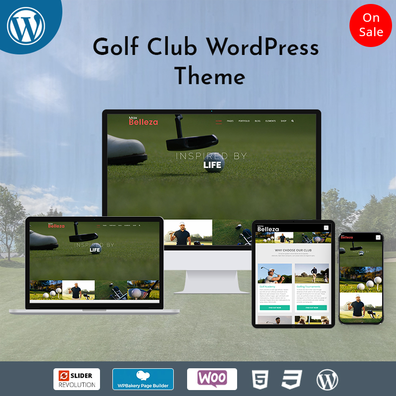 Golf Club Premium WordPress Themes