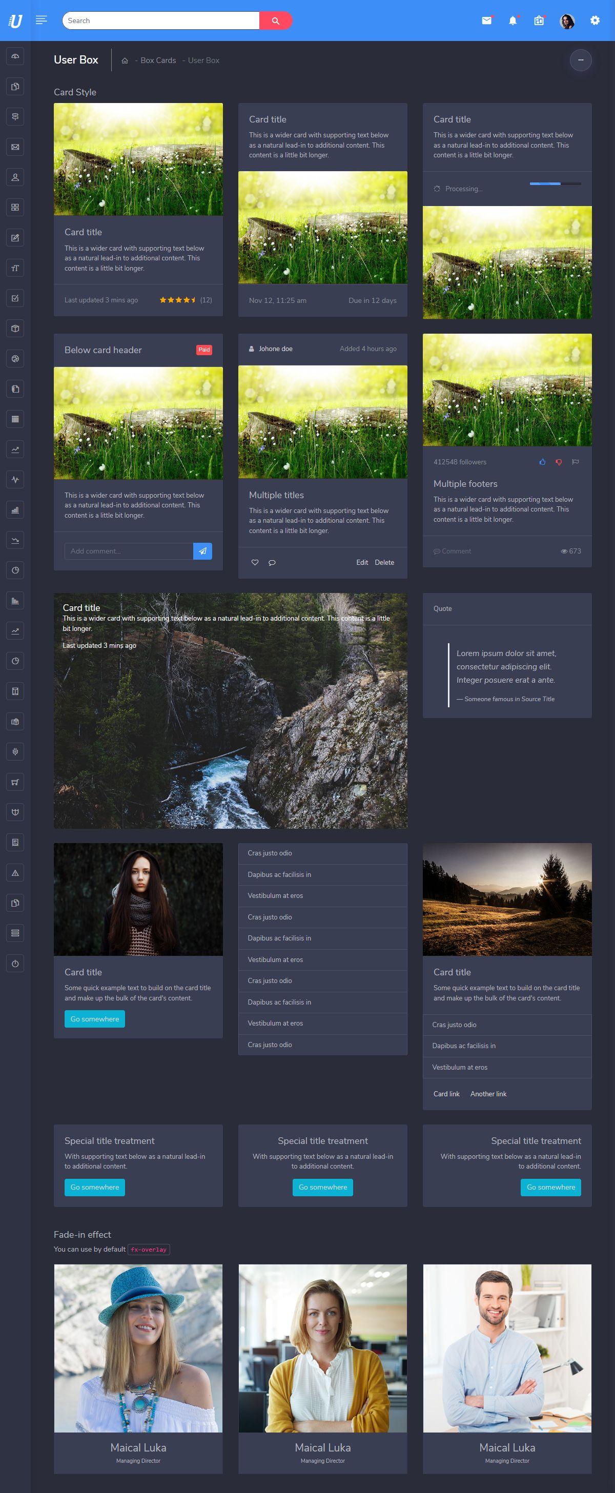 ootstrap Admin Template