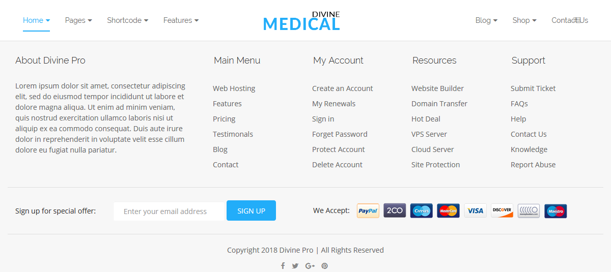 Free Html Template