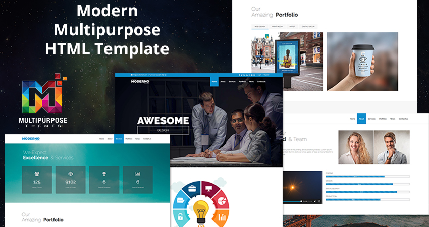 Premium Html Template | One Page Parallax HTML Template