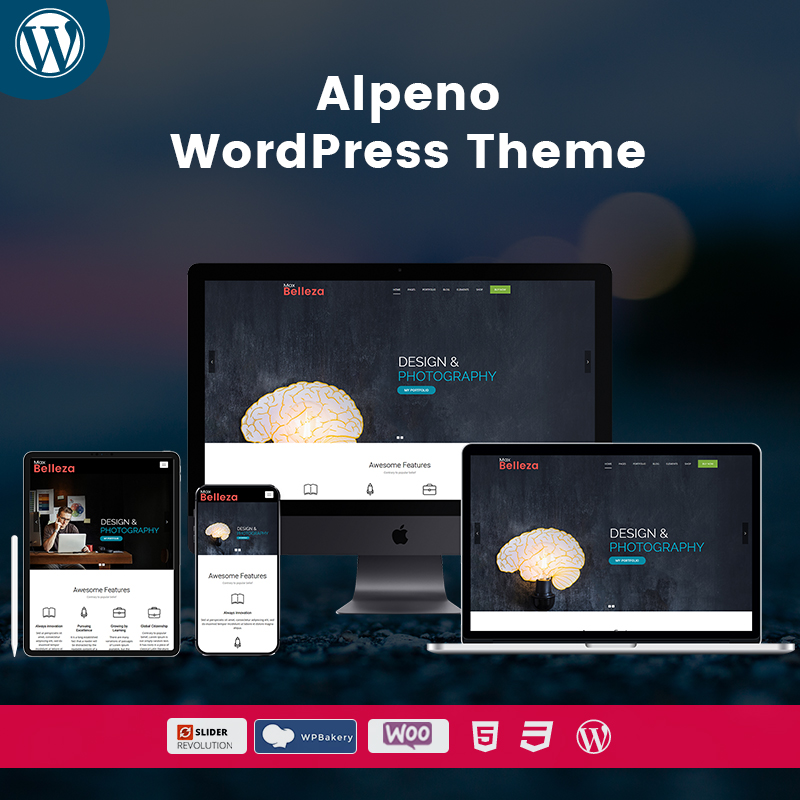 Belleza Alpeno Responsive WordPress Themes
