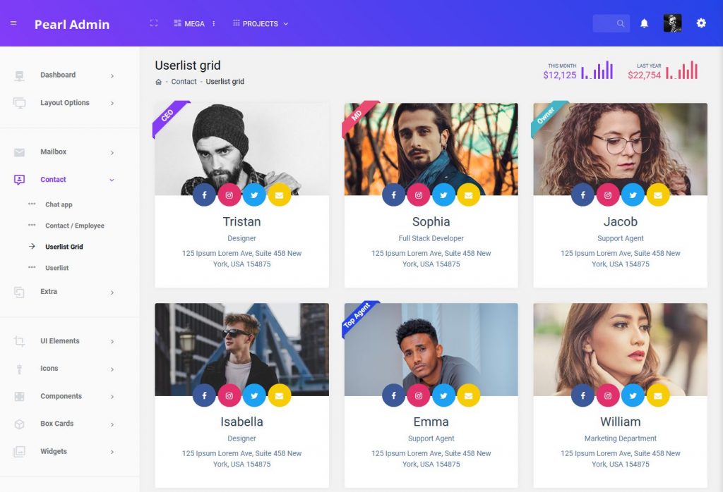 Bootstrap 4 Admin Templates