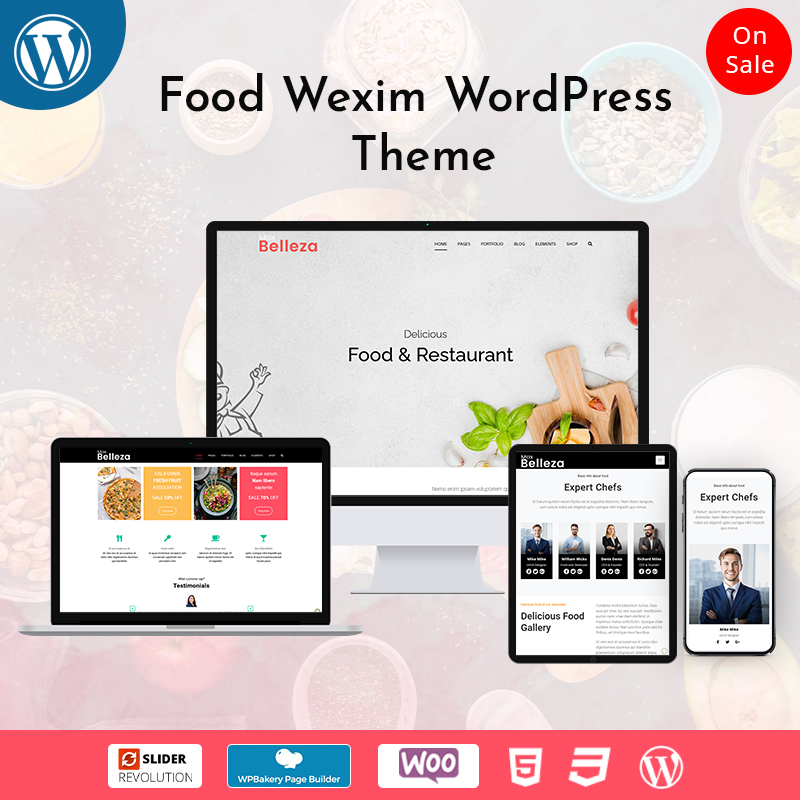 Food & Restaurant WordPress Themes