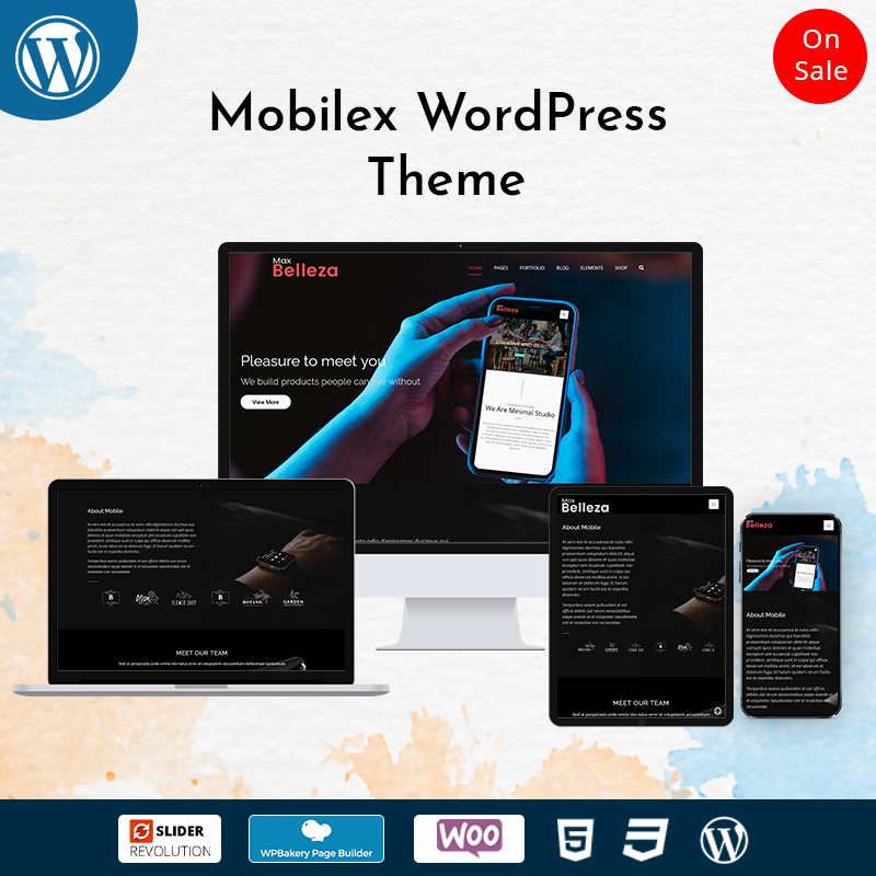 Belleza Mobilex Responsive WordPress Themes