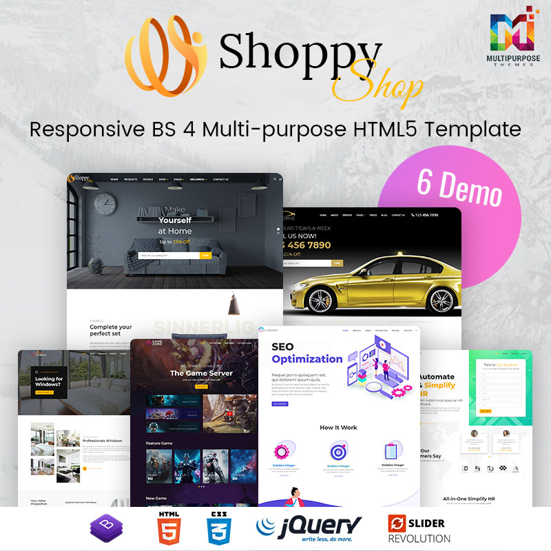 Shoppy – ECommerce HTML Template