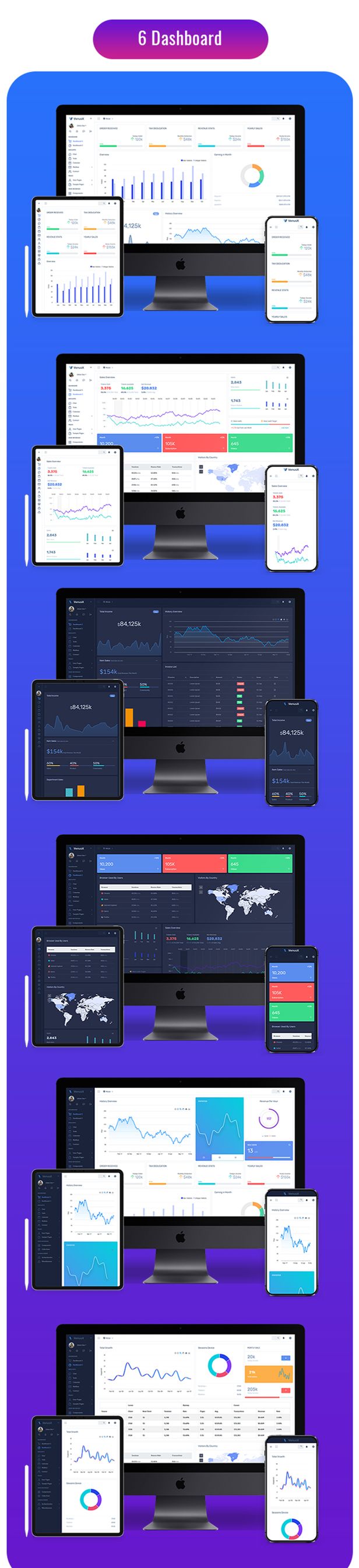 HTML Admin Panel Template